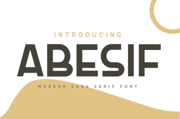 Abesif: A Clean Sans Serif Font for Handmade Brands