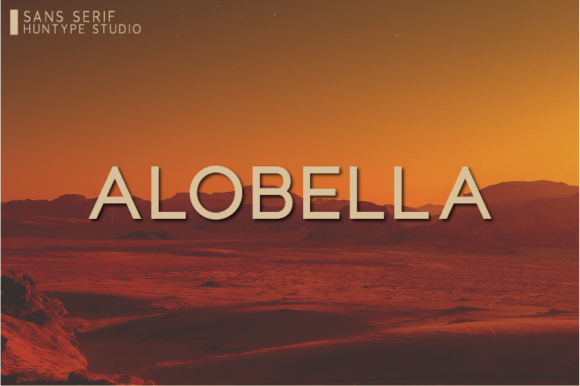 Alobella: A Futuristic Sans Serif Font for Modern Editorial Design