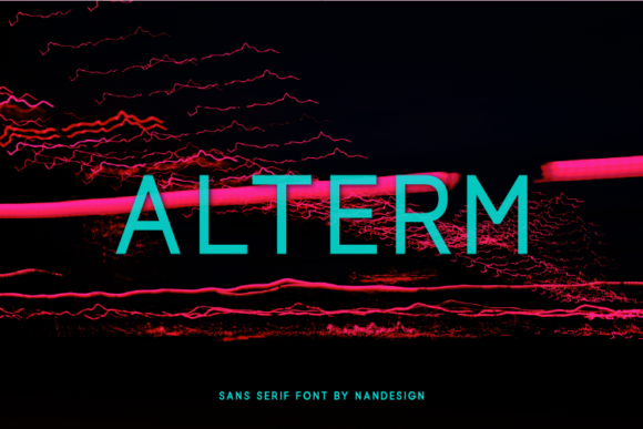 Alterm: The Clean Sans Serif Font for Modern Crafters