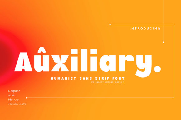 Auxiliary: The Bold Sans Serif Font That Elevates Small Business Brands