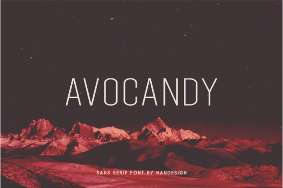 Avocandy: A Modern Sans Serif Font for Handmade Brands
