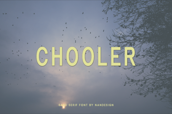 Chooler: A Fresh Sans Serif Typeface for Modern Editorial Design