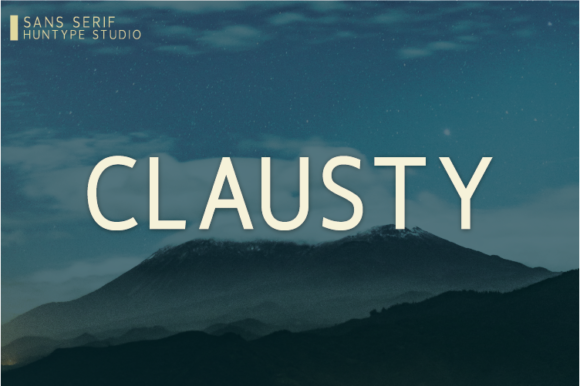 Clausty: The Minimal Sans Serif Font for Clear Campaigns