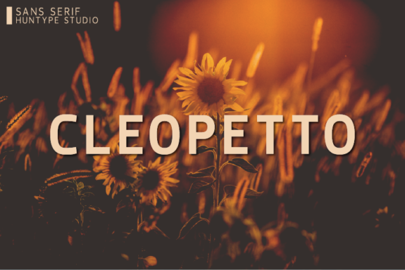 Cleopetto: A Clean Sans Serif Font for Makers