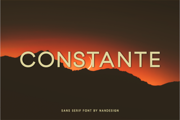 Constante: A Distinct Sans Serif Font for Modern Branding