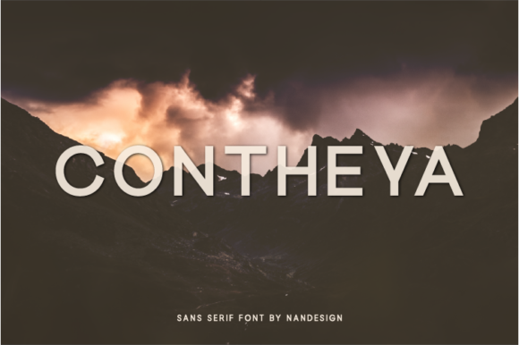 Contheya: A Modern Sans Serif Font for Editorial Design