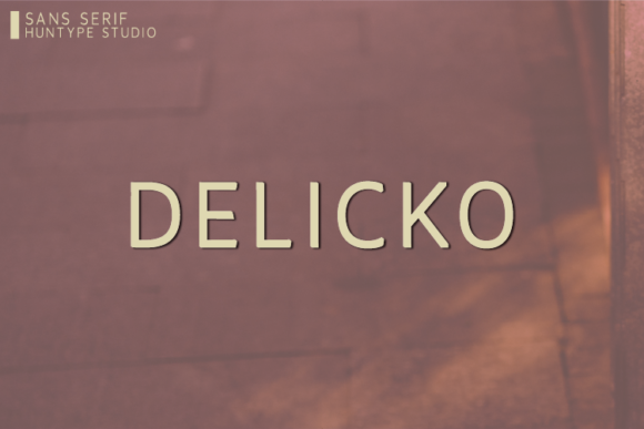 Delicko: A Clean Sans Serif Font for Campaigns