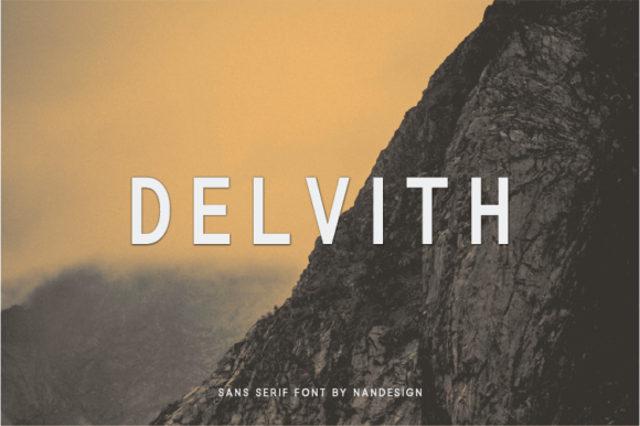 Delvith: A Minimal Sans Serif Font for Modern Web Design