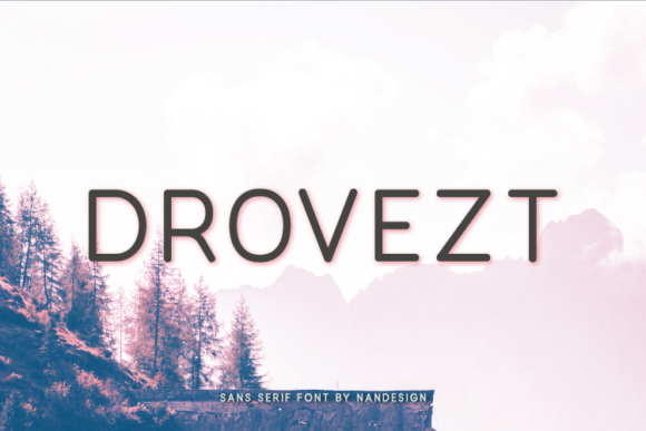 Drovezt: The Clean Sans Serif Font for Modern Crafters