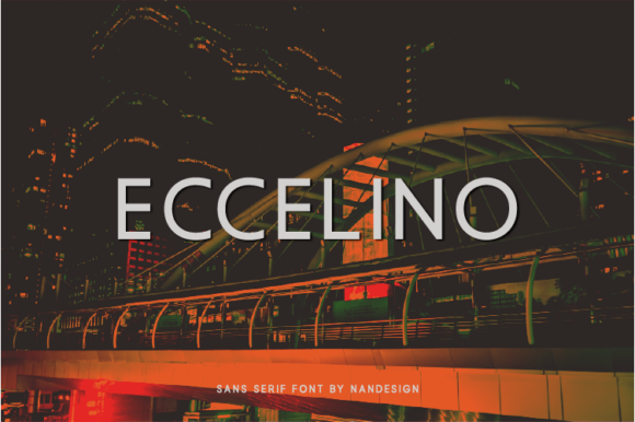 Eccelino: A Neat Sans Serif for Modern Brand Identity