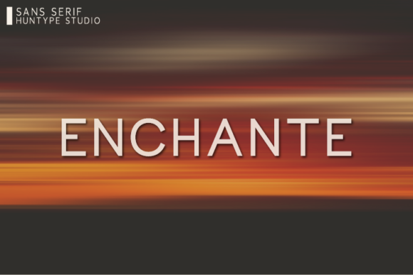 Enchante: A Modern Sans Serif for Bold Brand Identity