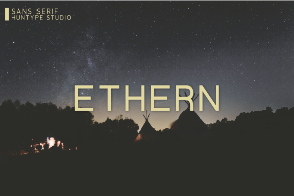 Ethern: A Clean Sans Serif Font for Editorial Design