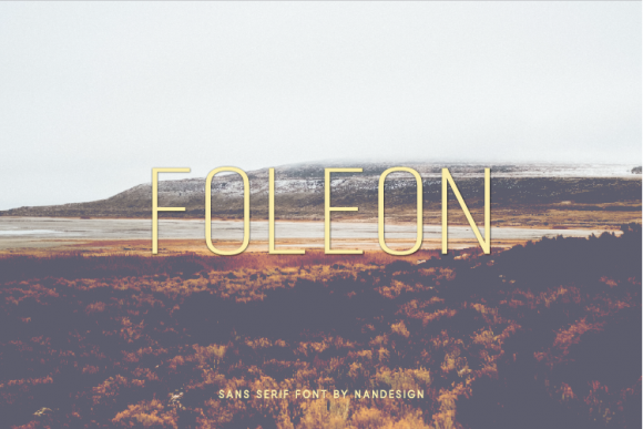Foleon: A Modern Sans Serif Typeface for Editorial Design