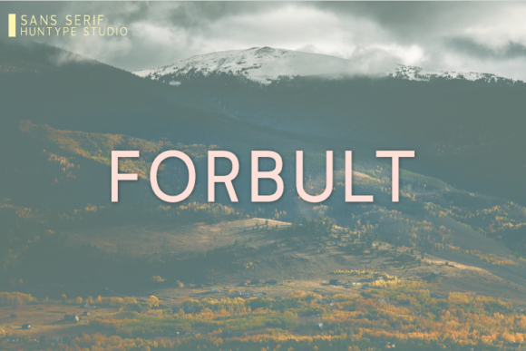 Forbult: The Clean Sans Serif Font for Scroll-Stopping Designs