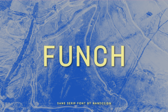 Funch: A Fresh Sans Serif Typeface for Modern Branding