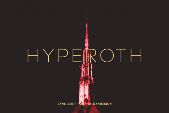 Hyperoth: A Bold Sans Serif Typeface for Modern Campaigns