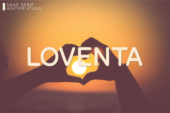 Loventa: A Clean Sans Serif Typeface for Modern Branding