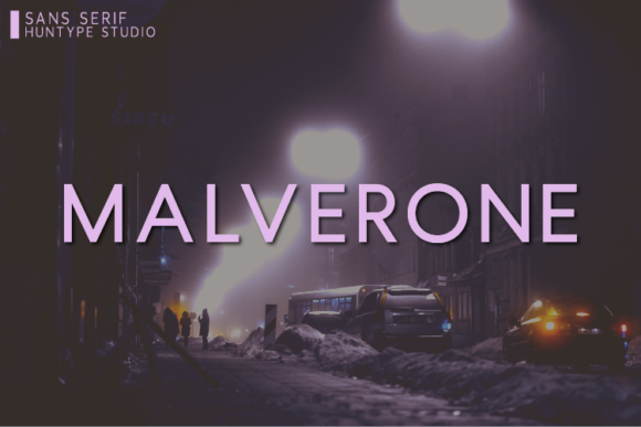 Malverone: The Minimal Sans Serif Font for Crafters