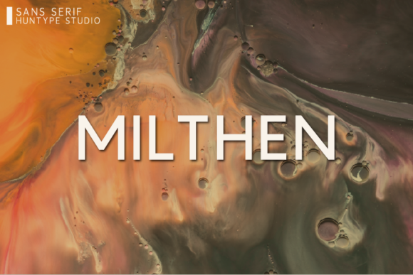 Milthen: A Clean Sans Serif Font for Modern Branding