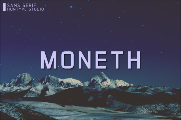 Moneth: The Clean Sans Serif Font for Modern Branding