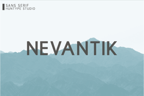 Nevantik: A Clean Sans Serif Font for Makers