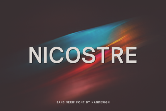 Nicostre: The Clean Sans Serif Font for Modern Brands