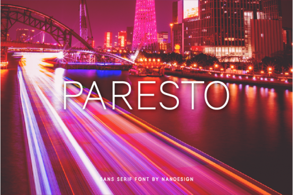 Paresto Font: A Modern Sans Serif for Bold Branding