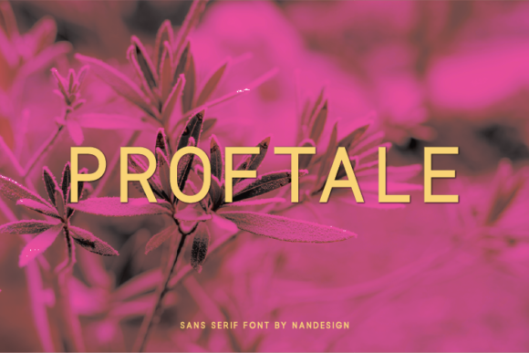 Proftale: The Minimal Sans Serif Font for High-Impact Marketing