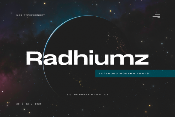 Radhiumz: A Minimal Sans Serif Font for Bold Campaigns