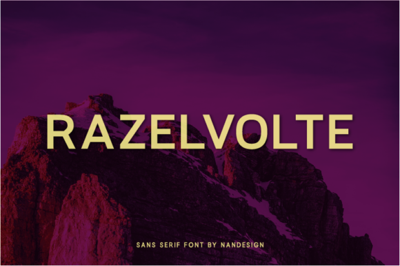 Razelvolte: A Modern Sans Serif Font for Polished Branding