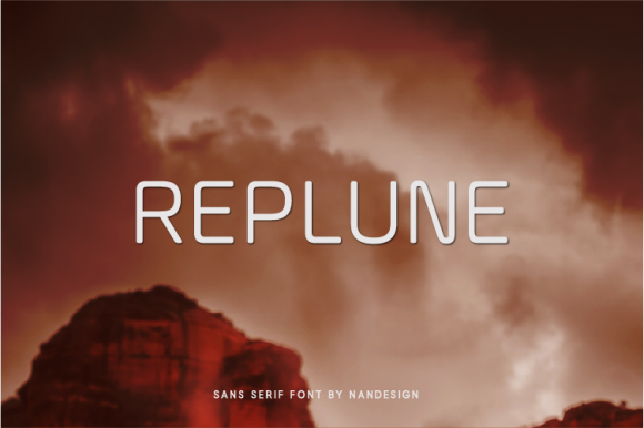 Replune: A Bold Sans Serif Typeface for Modern Campaigns