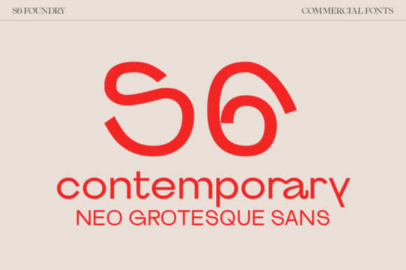 S6 Sans: The Minimal Typeface for Modern Crafters