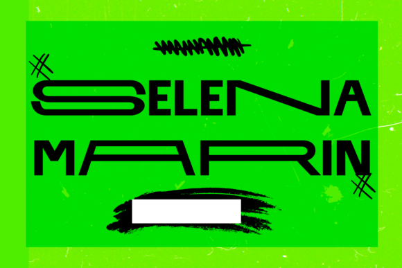 Selena Marin: A Modern Sans Serif Font for Handmade Brands