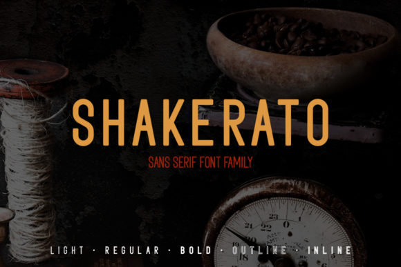 Shakerato: The Friendly Sans Serif Font for Bold Marketing