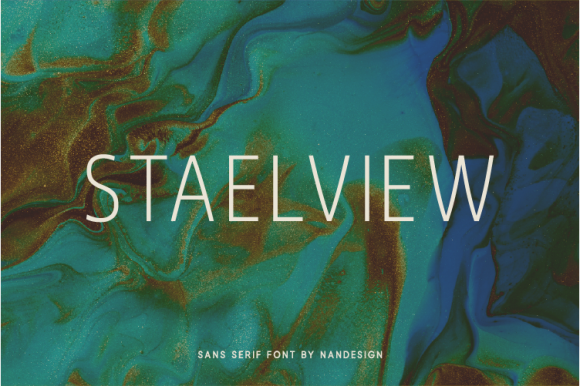 Staelview: A Modern Sans Serif Typeface for Bold Branding