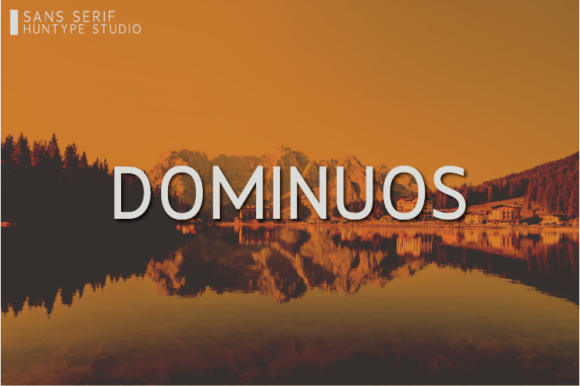 Upgrade Your Brand with Dominuos: A Modern Sans Serif Font