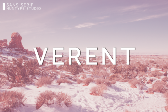 Verent: A Modern Sans Serif Font for Digital Design