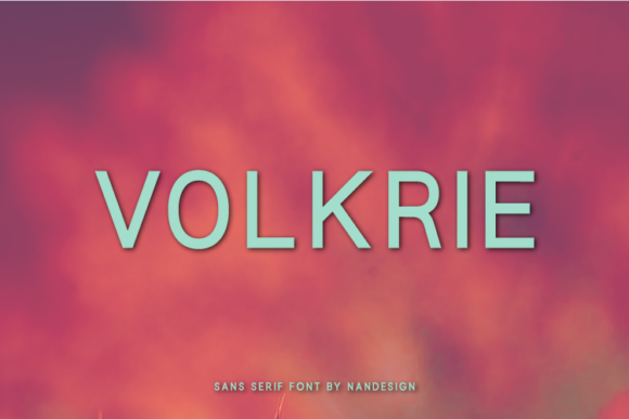 Volkrie: A Clean Sans Serif Font for Modern Branding